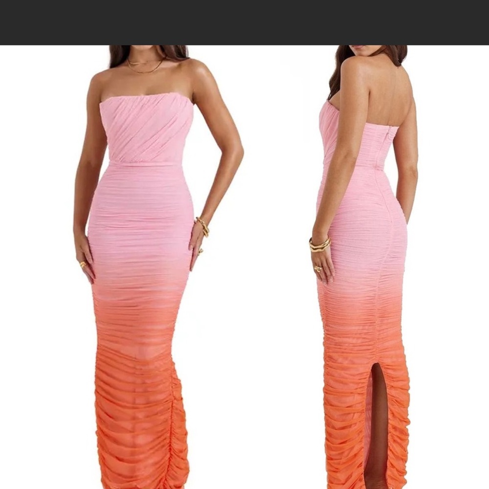 House of cb ombré brand new dress S mesh